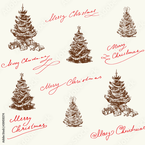 christmas seamless pattern