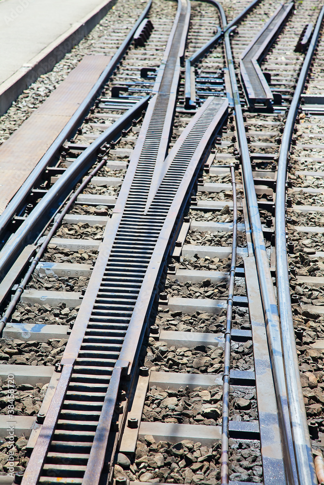 Obraz premium Cogwheel railway