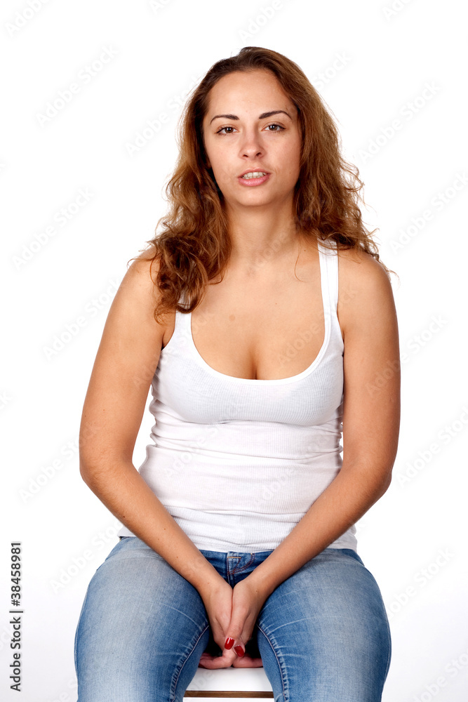 woman, portrait, studio, emotion woman, portrait, studio, emotion