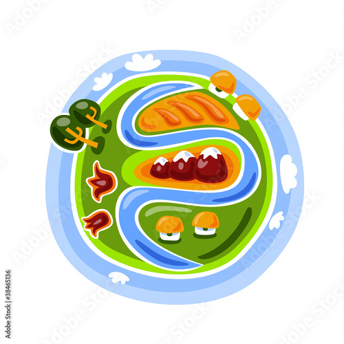 Small globe