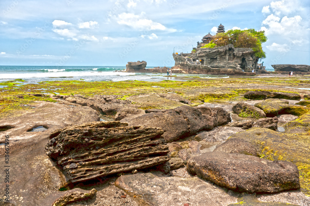 The Tanah Lot Temple, Bali, Indonesia.