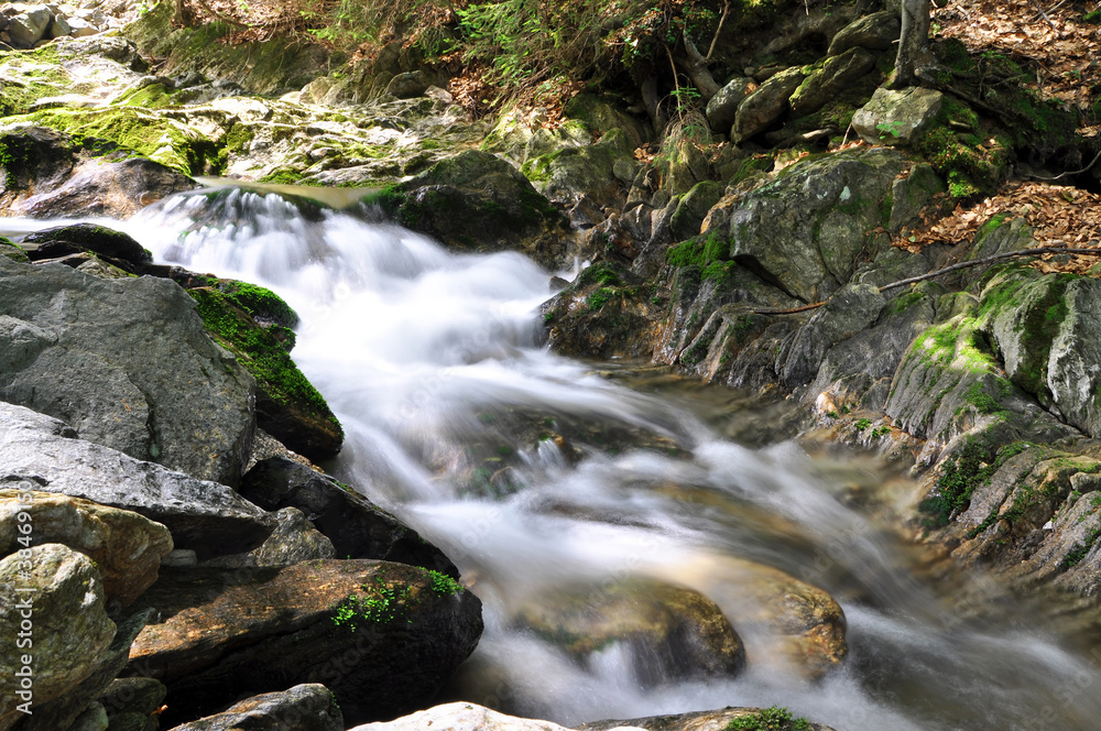 Waterfall in the national park Sumava-Czech Republic Waterfall in the national park Sumava-Czech Republic