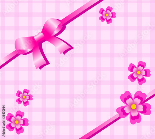 rosa geschenkkarte