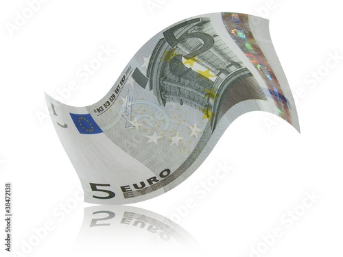 5 euros banknote payment photo