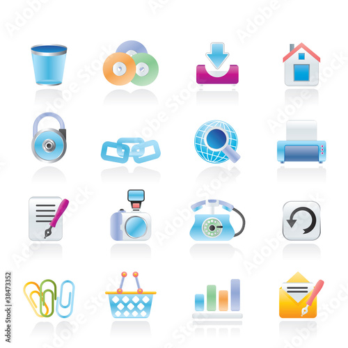 Website and internet icons - vector icon set