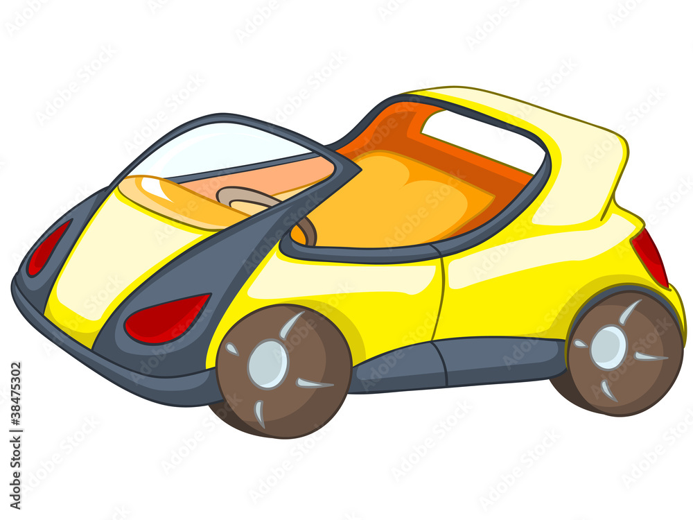 Obraz premium Cartoon Car
