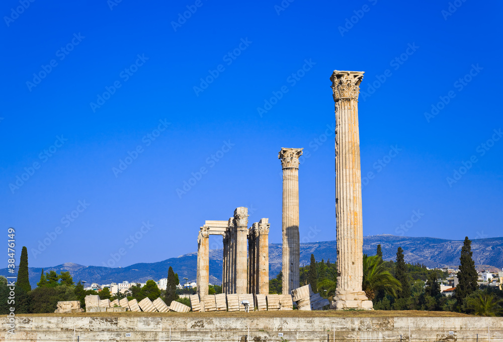 Temple of the Olympian Zeus at Athens, Greece