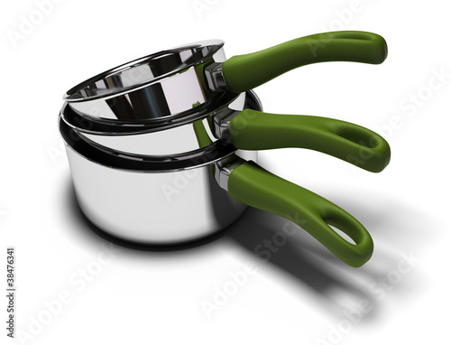 Foto matériel de cuisine, batterie de casseroles