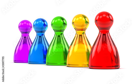 rainbow game figures