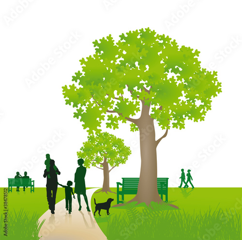 Spaziergang im Park