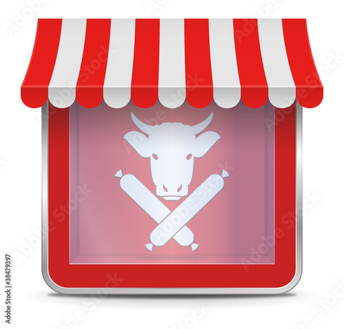 Butcher Store Button