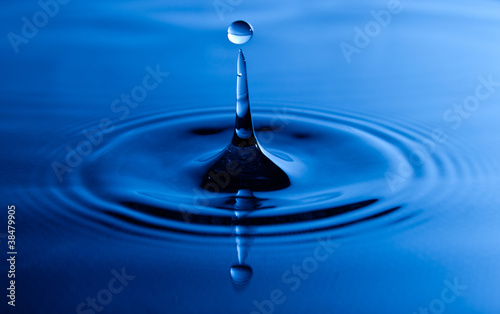 Spadająca kropla wody 