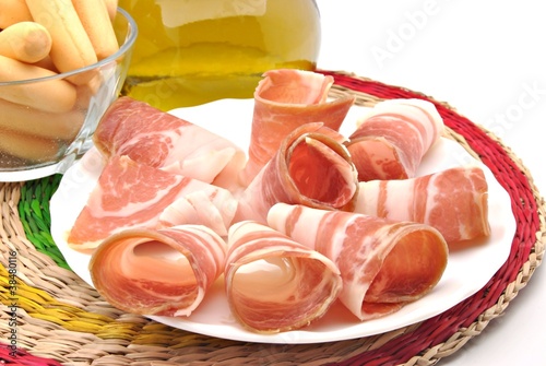 Quadro em tela Jamon serrano
