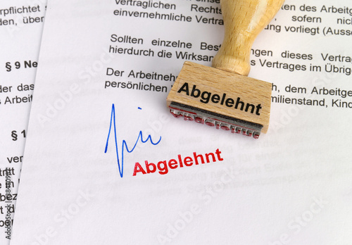 Stempel: Abgelehnt