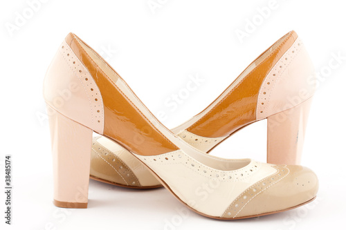 a pair of high heel shoes