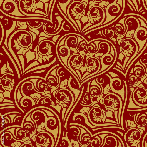 Valentine day seamless pattern