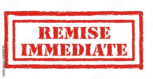 tampon remise immédiate