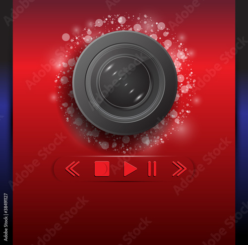 Web camera vector background