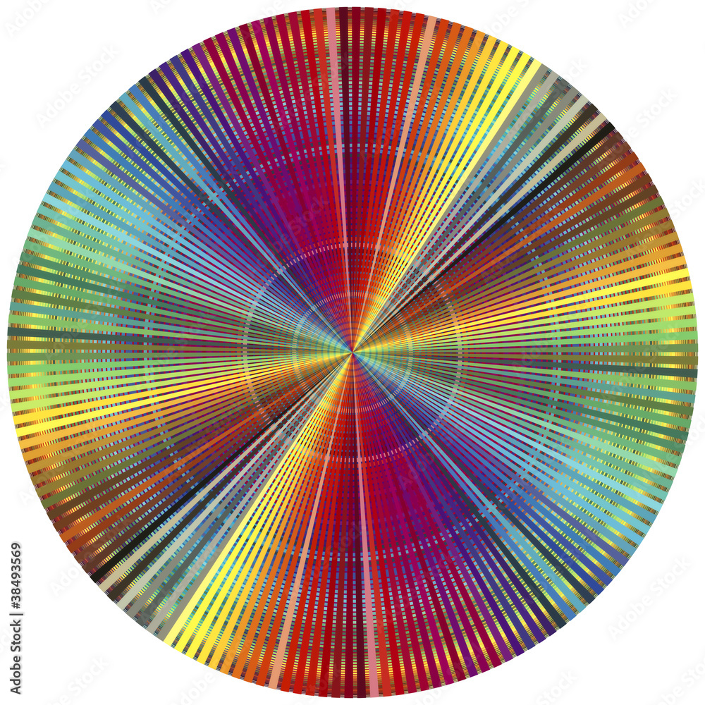 Obraz premium Rainbow color wheel