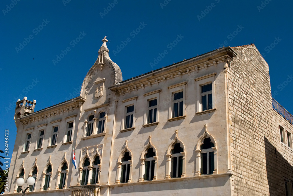 old aristocracy building in trogir, croatia