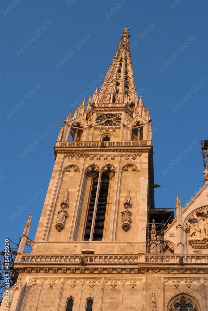 Fototapeta premium zagreb cathedral tower