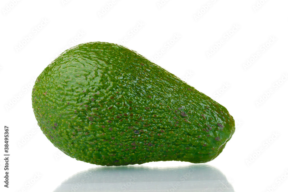 ripe avocado isolated on white ripe avocado isolated on white