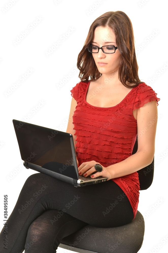 secrétaire avec ordinateur secrétaire avec ordinateur