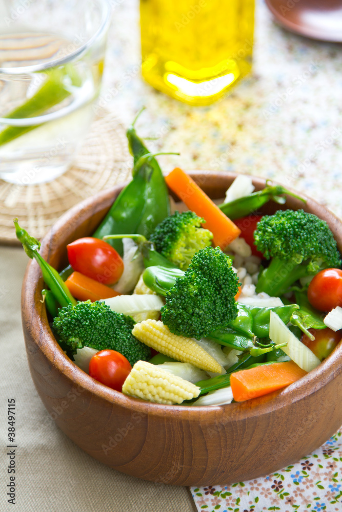 Broccoli , Beans and Barley salad