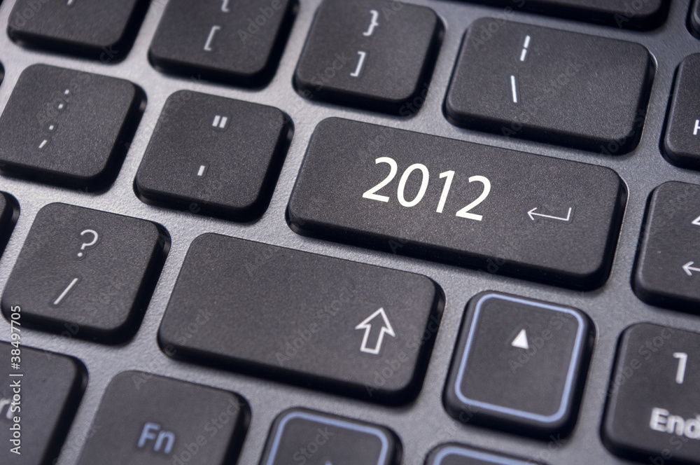 new year 2012, keyboard concepts