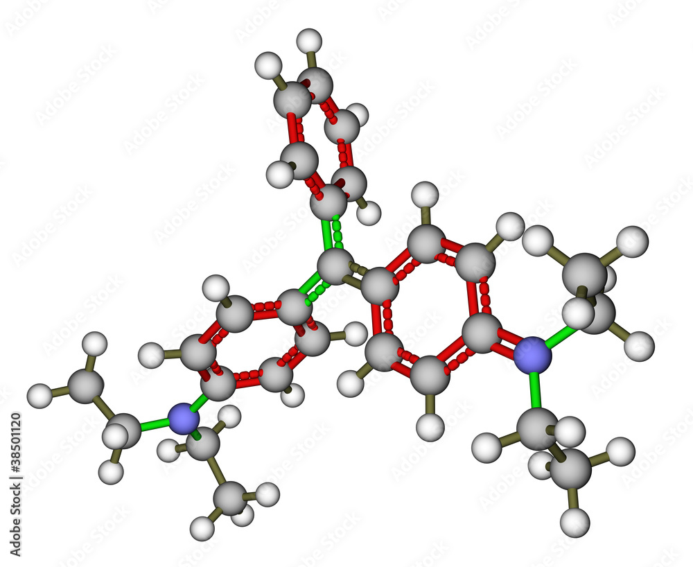 Brilliant green dye molecular structure Brilliant green dye molecular structure