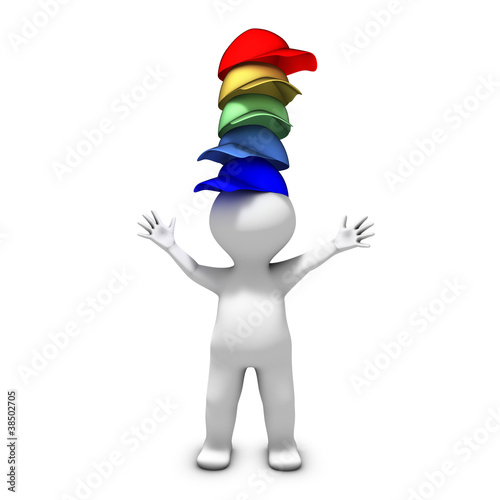 The person wearing many hats has a lot of responsibilities