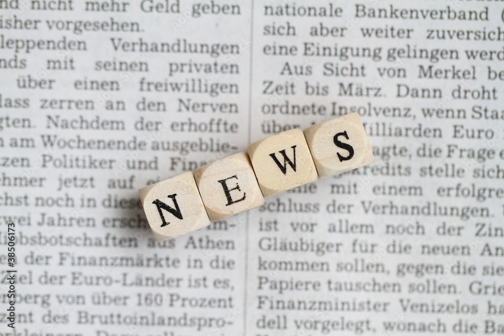 Fototapeta premium Neuigkeiten