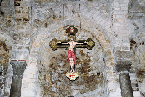 Cristo in croce. San Cataldo Palermo photo