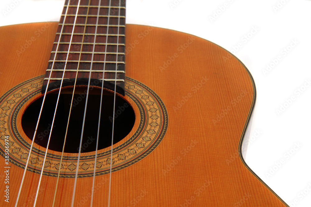 detail of guitar as very nice music background