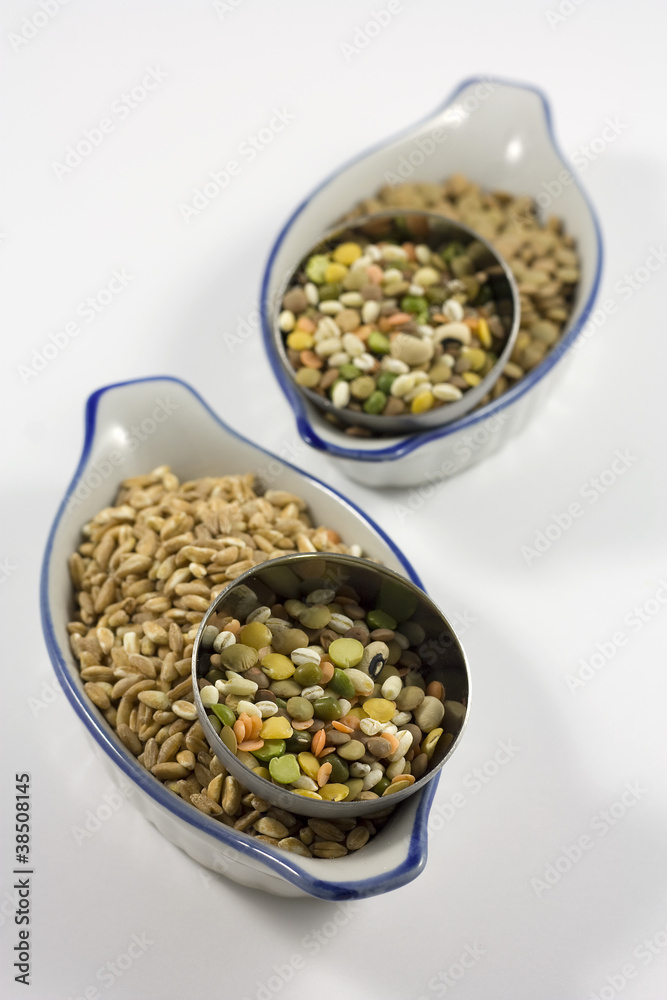 Farro, orzo e lenticchie