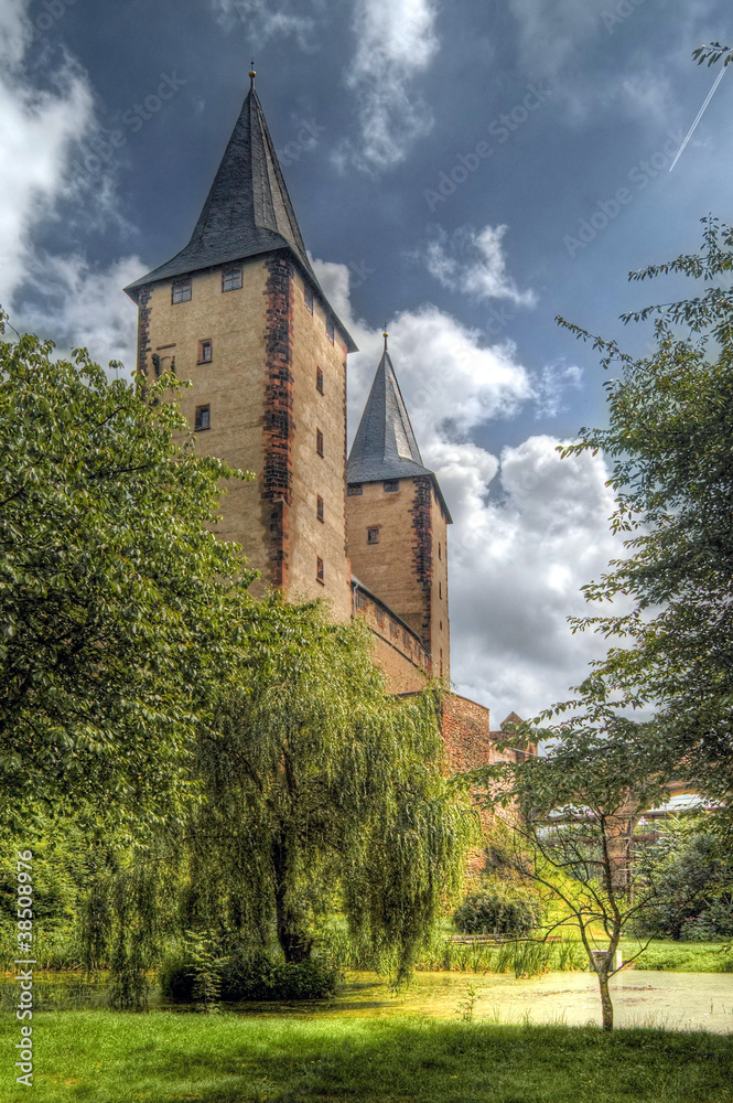Türme der Burg in Rochlitz