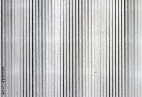 Corrugated metal siding