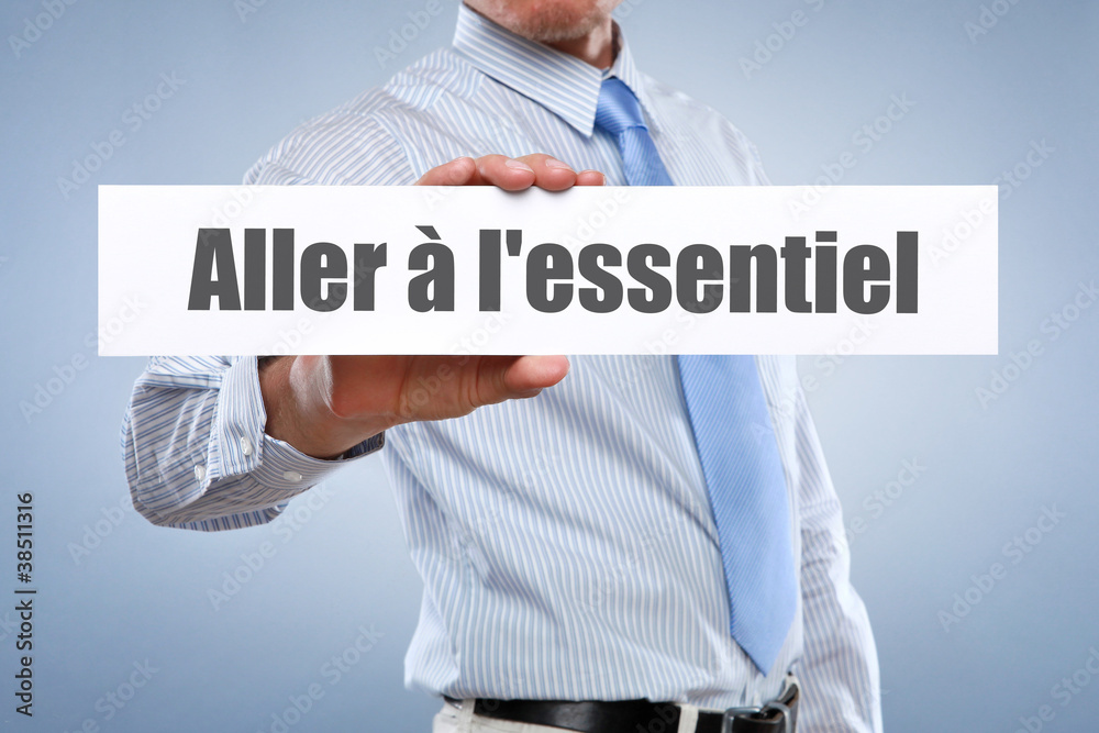 Aller à l'essentiel Aller à l'essentiel