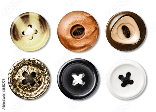 Set of buttons