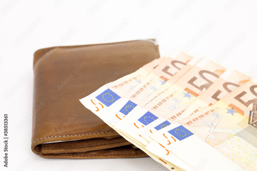 Obraz premium Wallet with cash