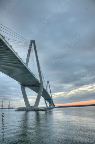 HDR View of the Cooper River Bridge