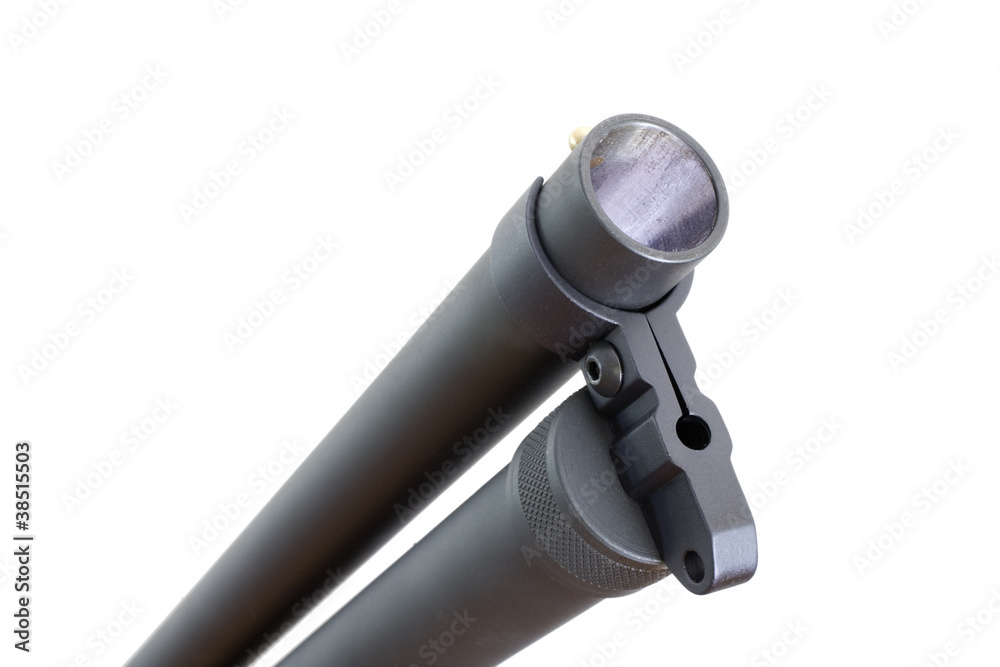 Business end of a gun