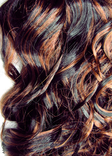 curly highlight hair texture background