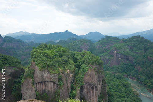 Wuyi mountain landscape