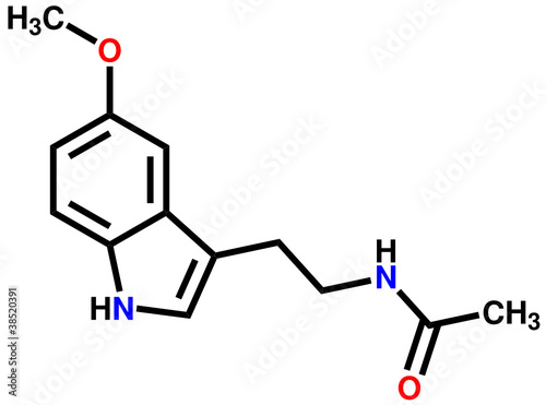 Melatonin structural formula