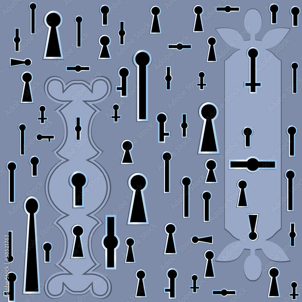 Key hole seamless business choice background Key hole seamless business choice background