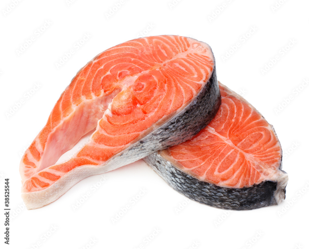 raw fillet of fresh salmon fish raw fillet of fresh salmon fish
