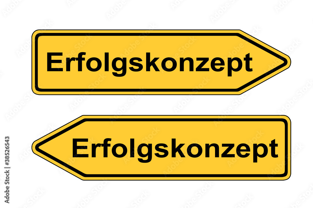 Umleitungsschild links rechts Erfolgskonzept Umleitungsschild links rechts Erfolgskonzept