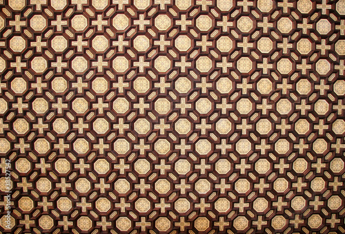 Medieval Moorish Ceiling at Plaza Espana, Sevilla