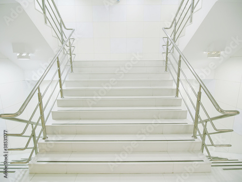 Staircase in modern building © marchcattle